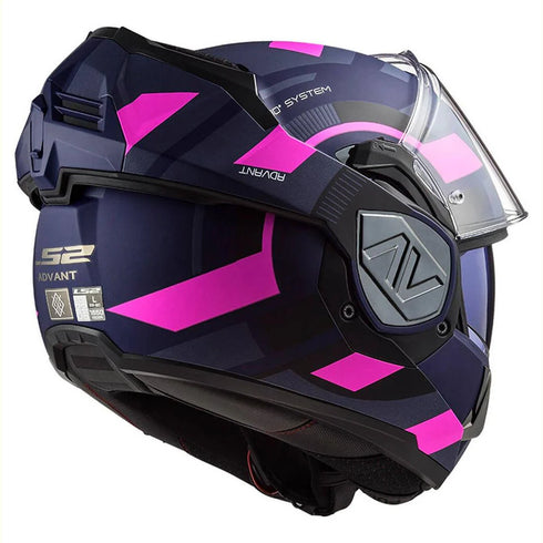CASCO ABATIBLE LS2 ADVANT VELUM L AZL RO